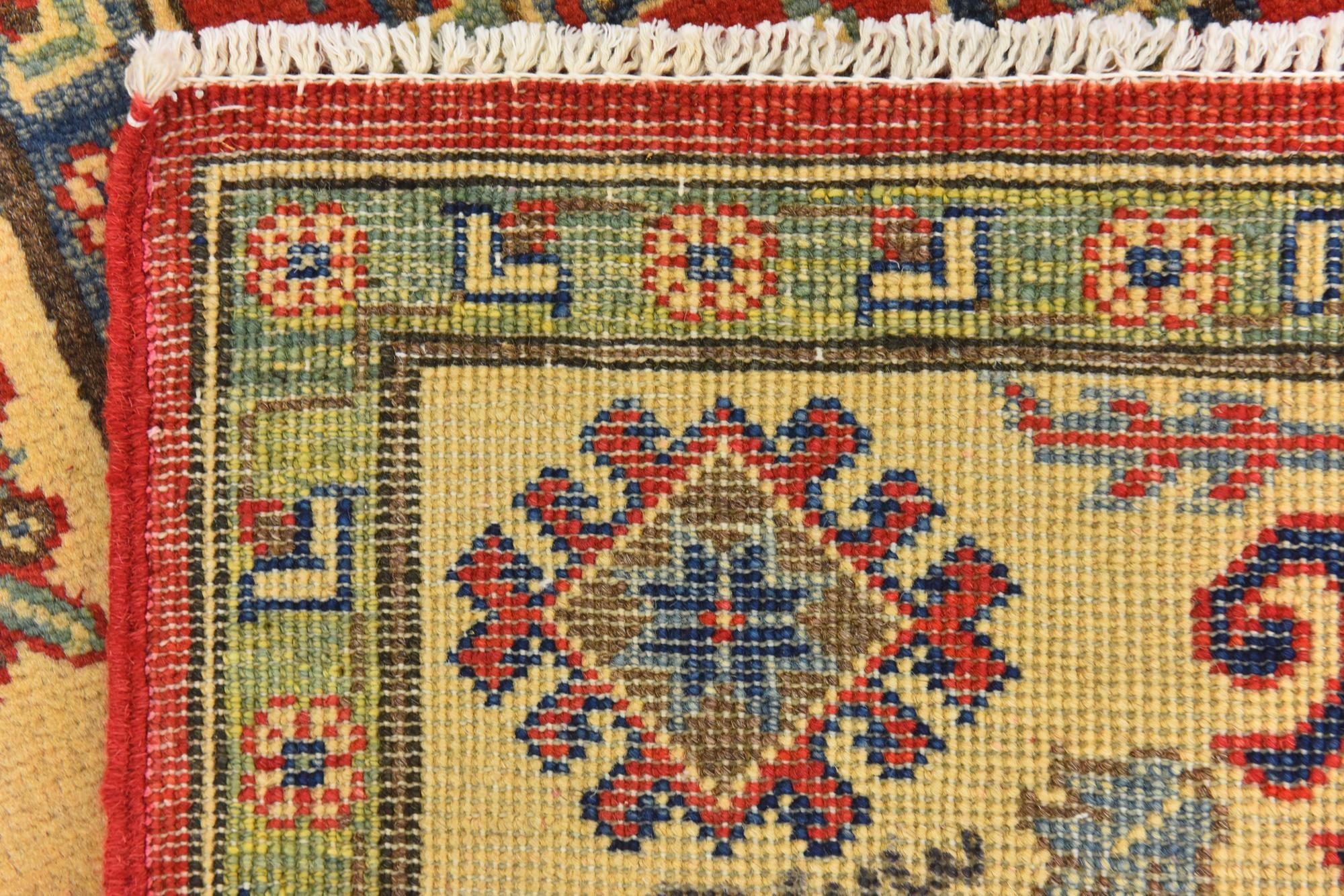 5' 2 x 7' 2 Hand Knotted Kazak Rug