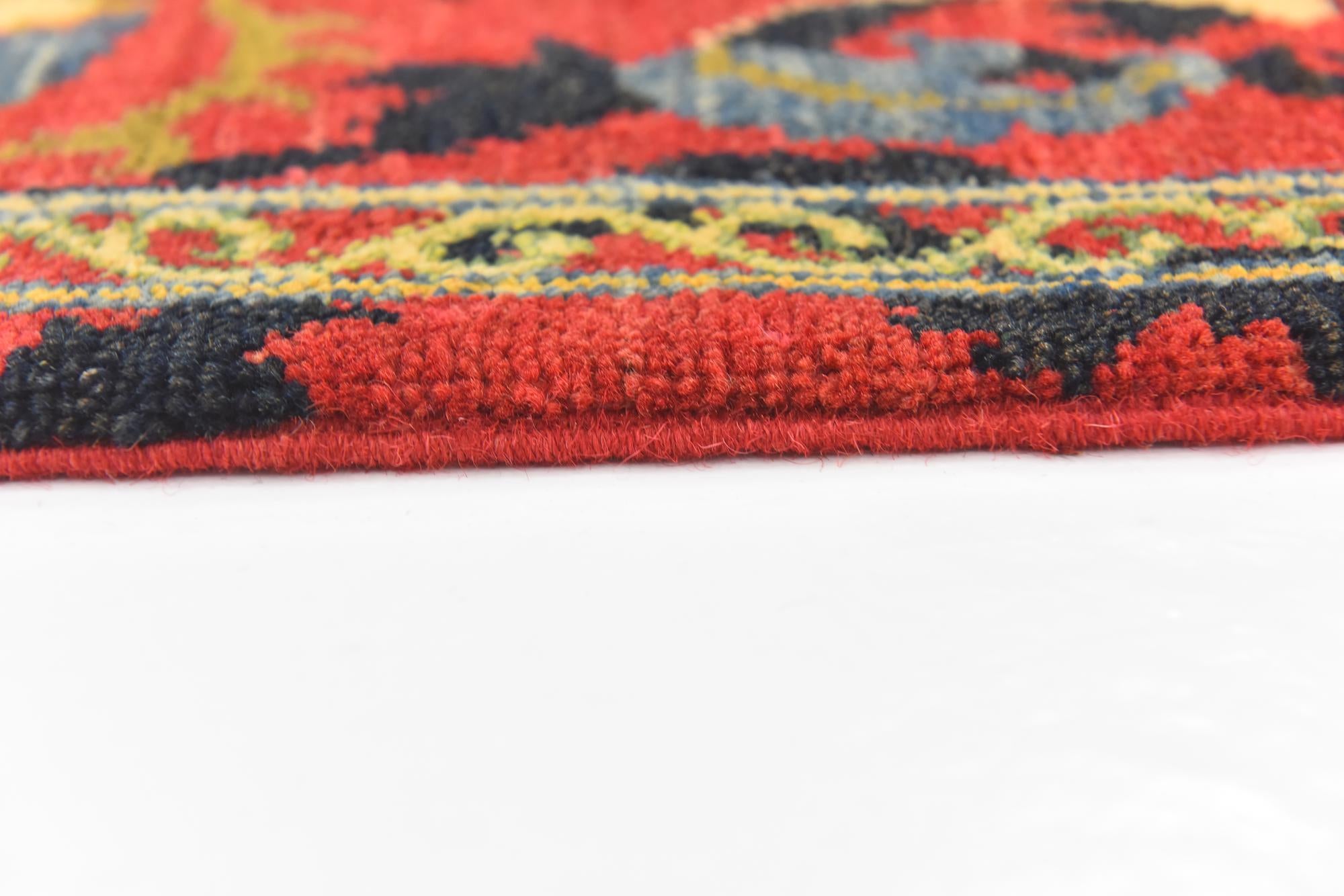4' x 6' Hand Knotted Kazak Rug