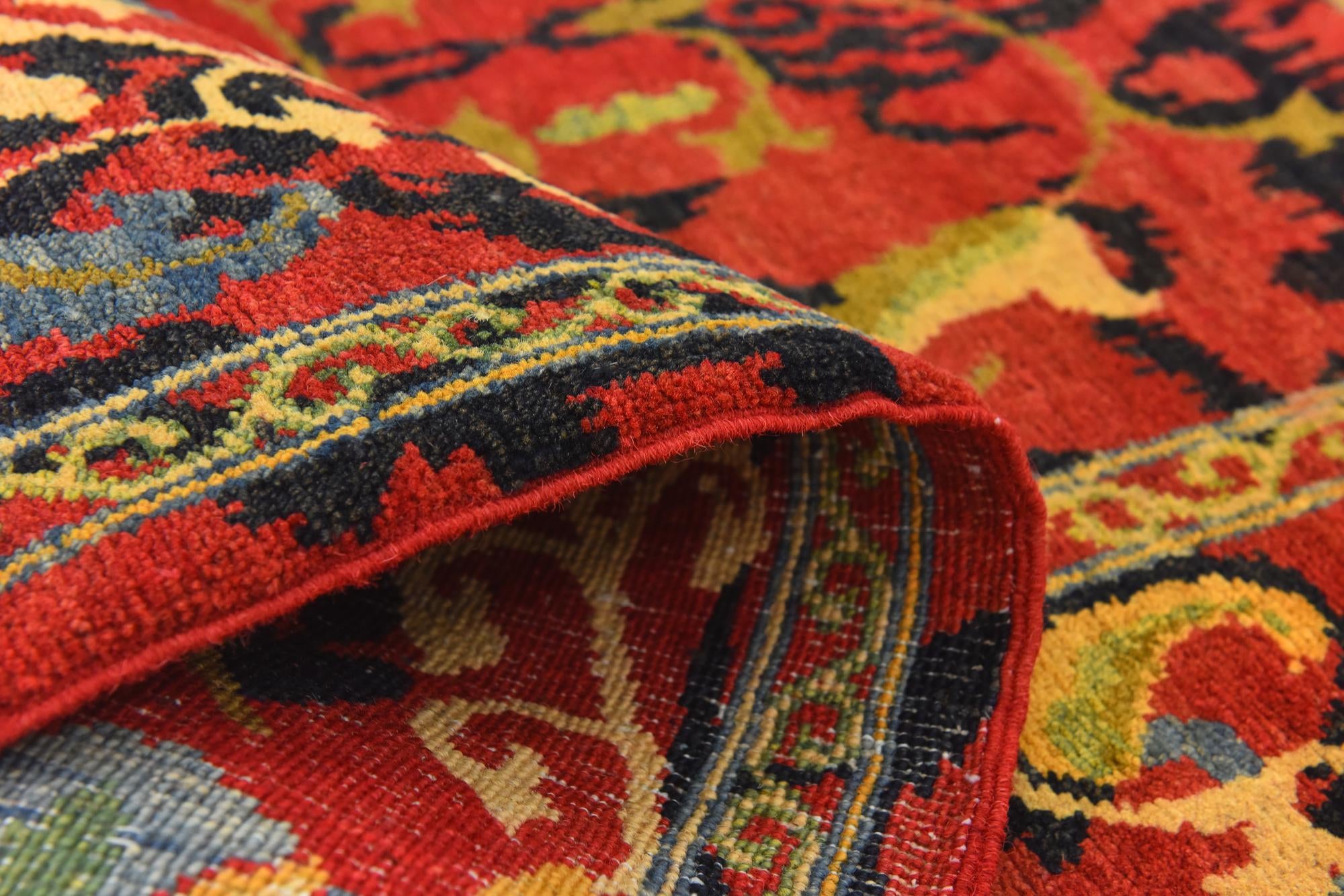 4' x 6' Hand Knotted Kazak Rug