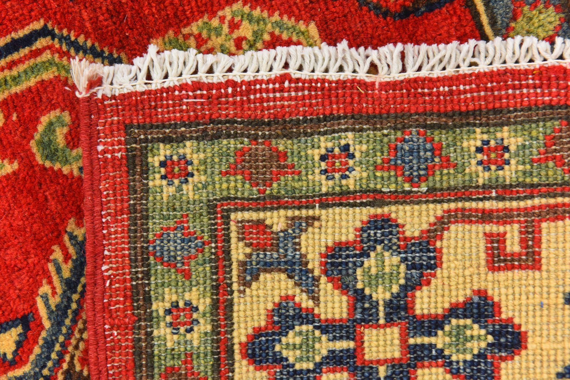5' x 6' 9 Hand Knotted Kazak Rug