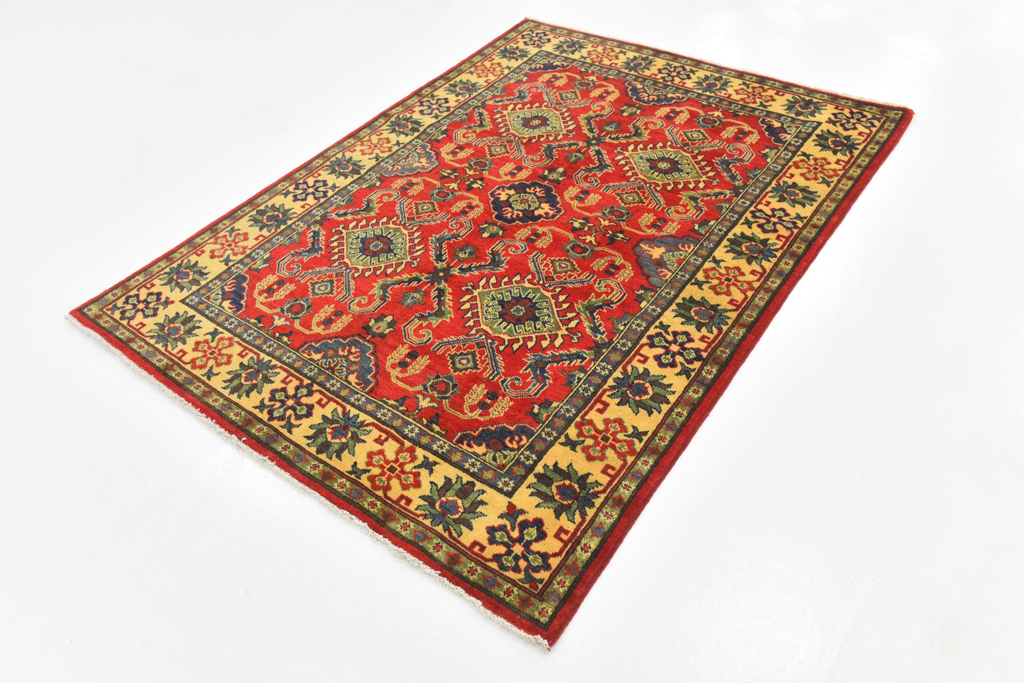 5' x 6' 9 Hand Knotted Kazak Rug