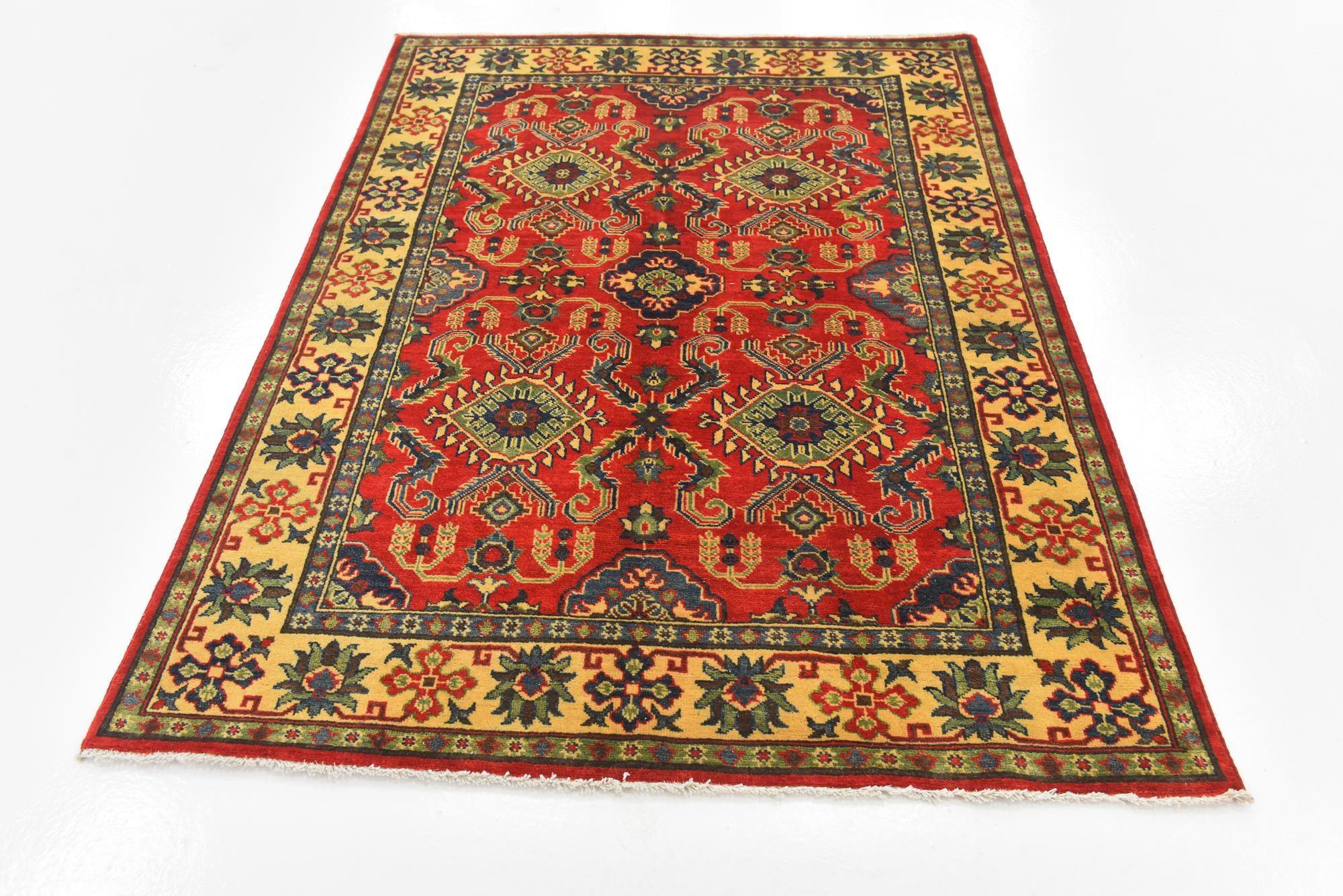 5' x 6' 9 Hand Knotted Kazak Rug