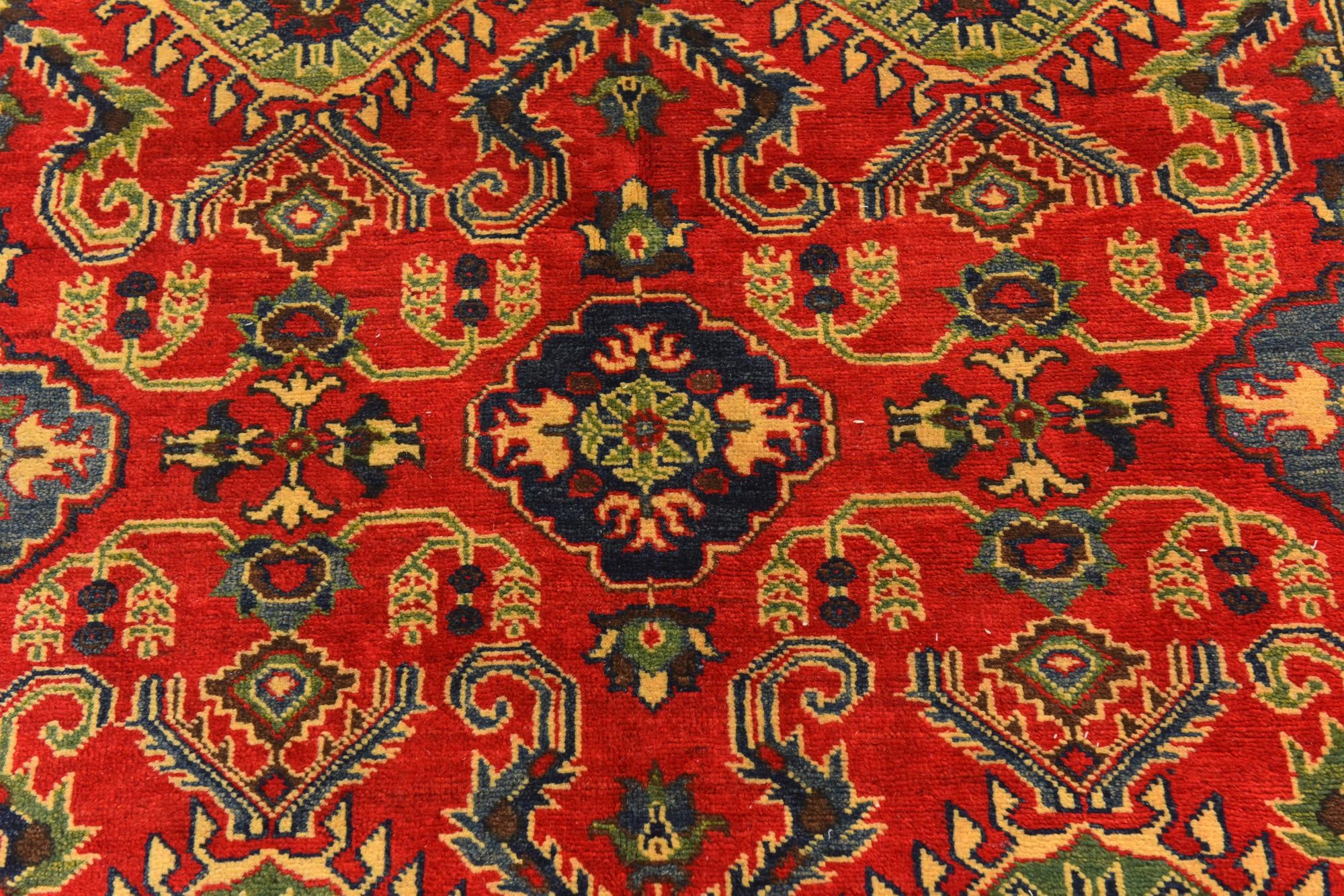 5' x 6' 9 Hand Knotted Kazak Rug