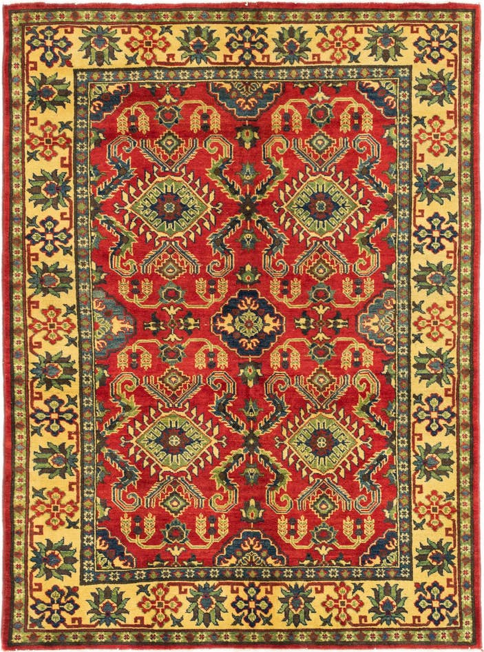 Detailansicht von 150cm x 205cm Handgeknüpft Kazak Teppich