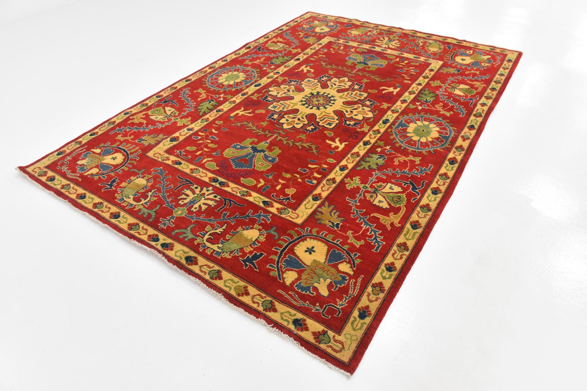 6' 10 x 10' Hand Knotted Kazak Rug