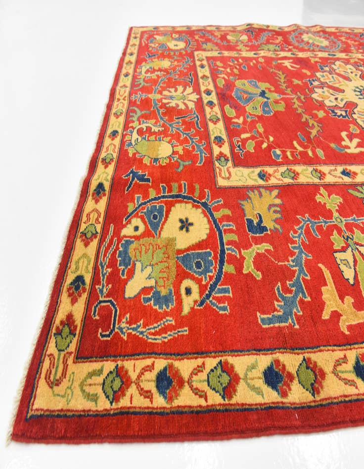 Detail image of 6' 10 x 10'  Hand Knotted Kazak Rug