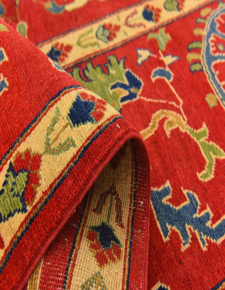 Detail image of 6' 10 x 10'  Hand Knotted Kazak Rug