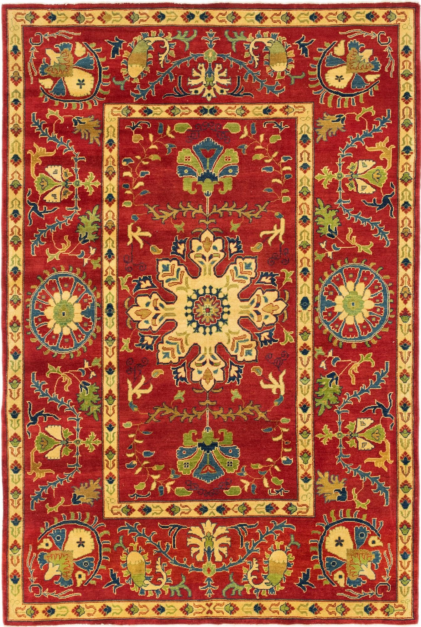 6' 10 x 10' Hand Knotted Kazak Rug