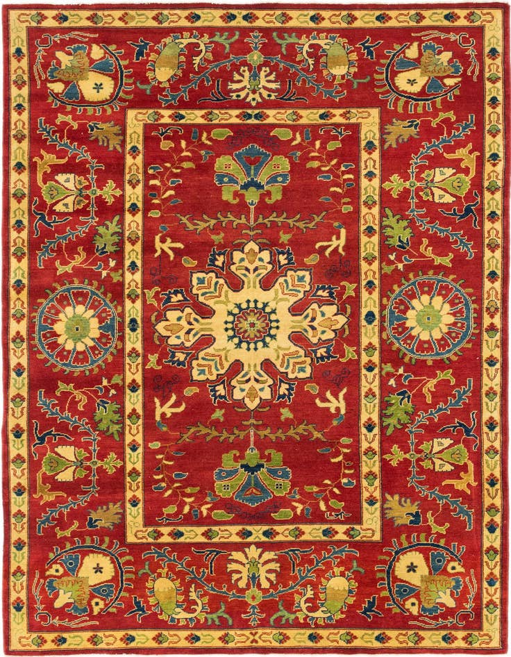 Detail image of 6' 10 x 10' Hand Knotted Kazak Rug