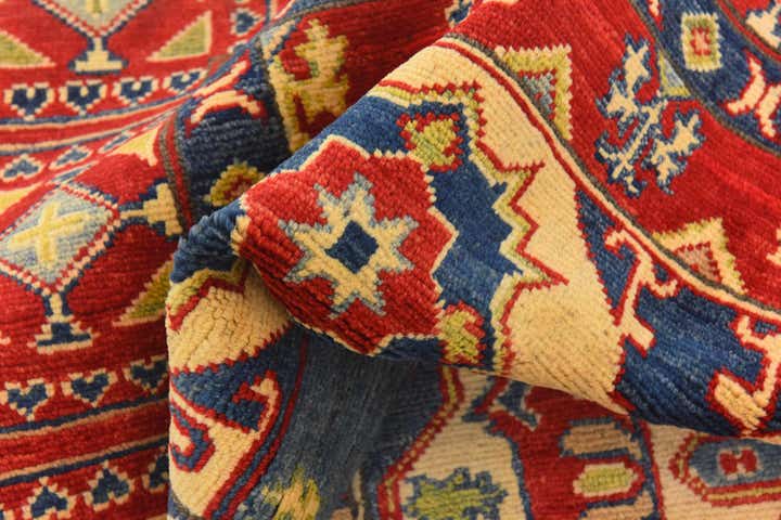 5' 3 x 6' 10 Hand Knotted Kazak Rug