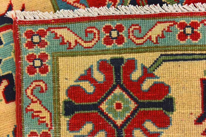 5' 8 x 8' 3 Hand Knotted Kazak Rug