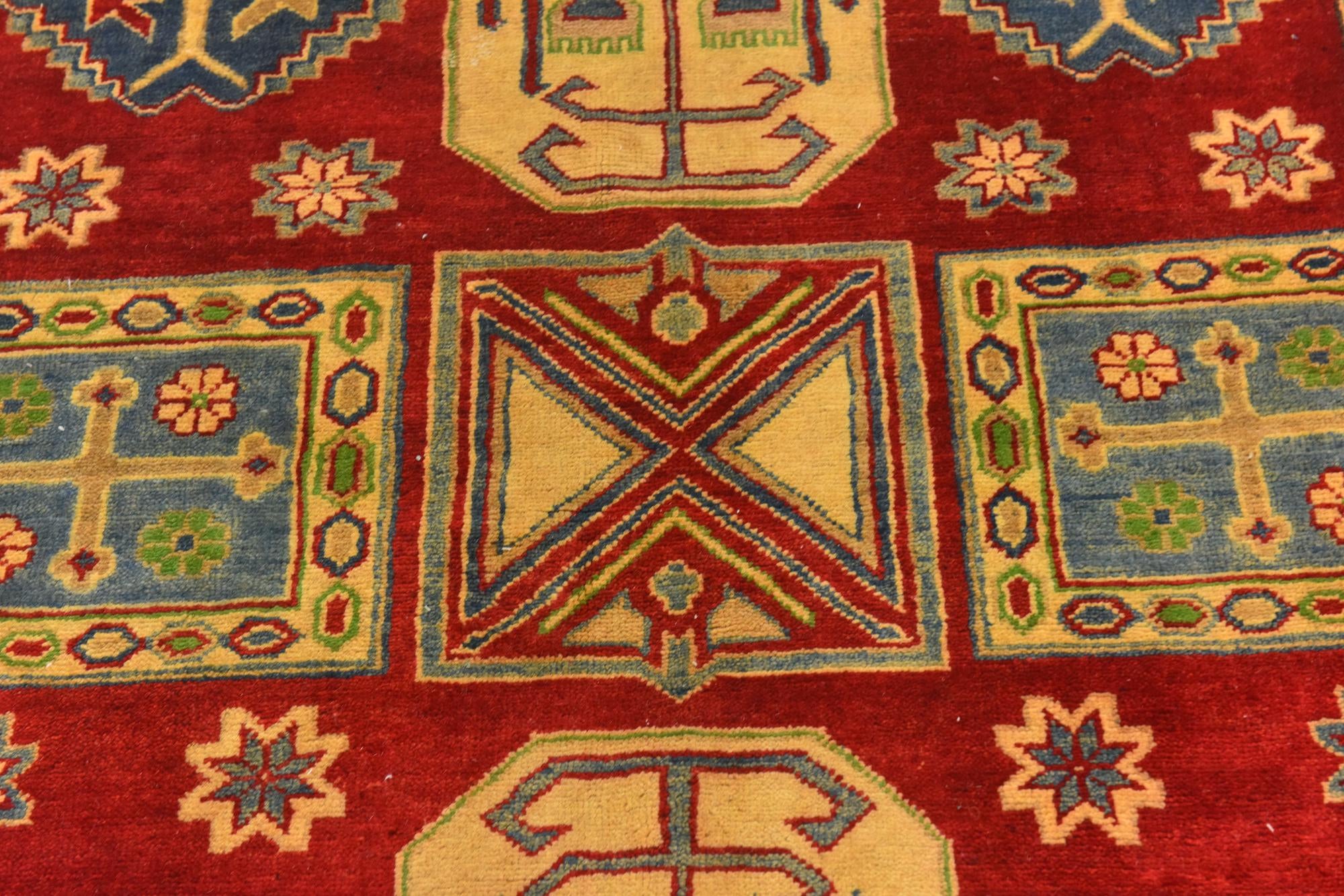 5' x 6' 8 Hand Knotted Kazak Rug