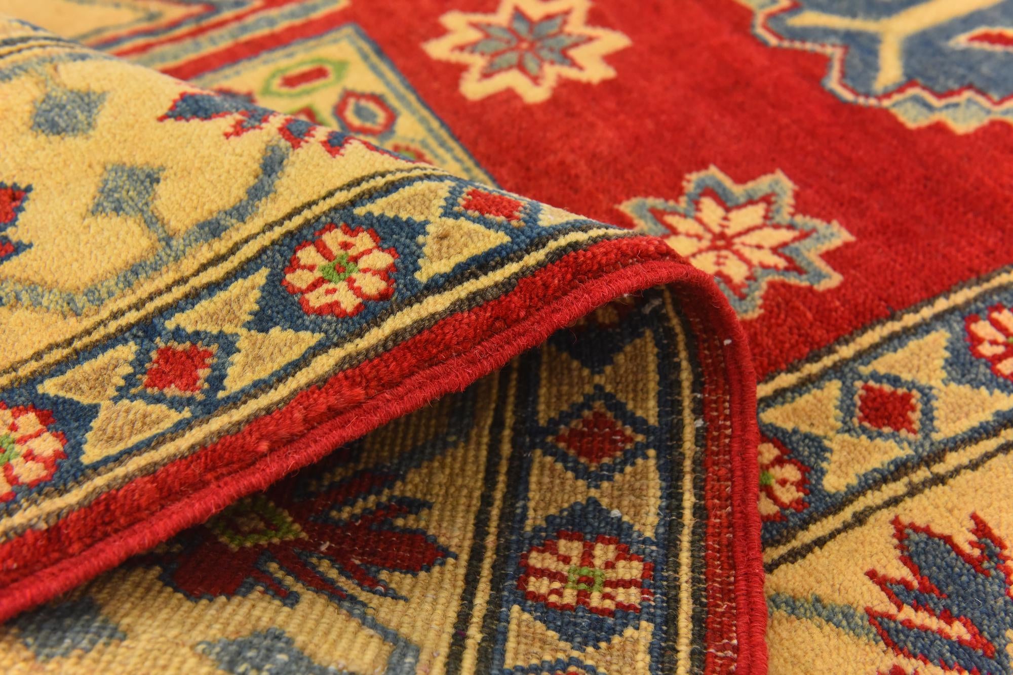 5' x 6' 8 Hand Knotted Kazak Rug