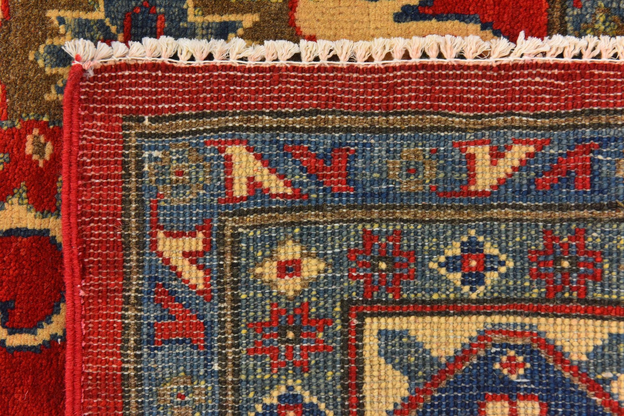 6' 6 x 9' 9 Hand Knotted Kazak Rug