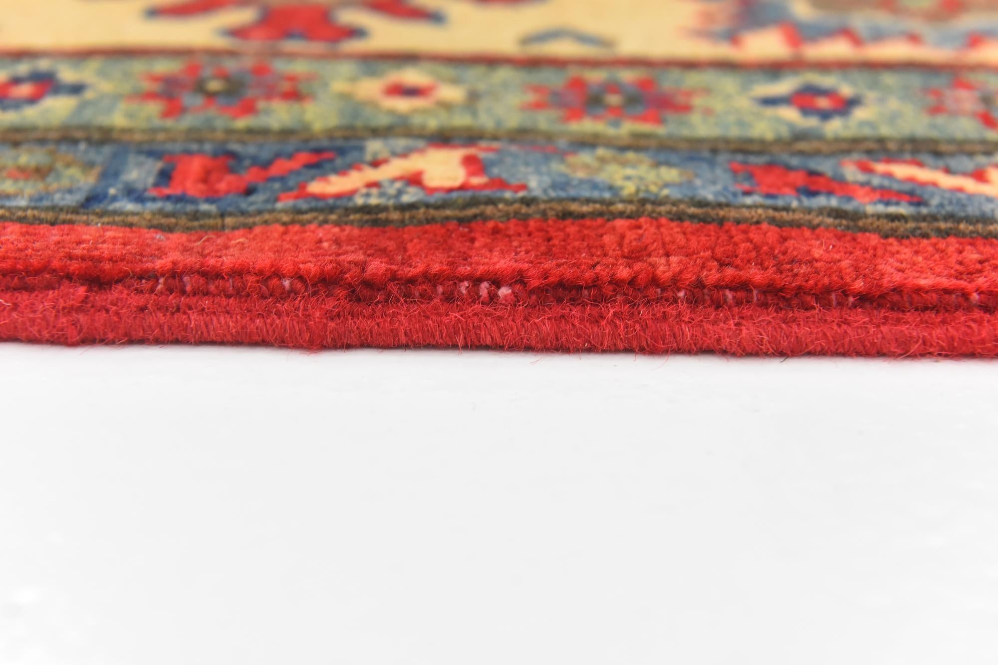 6' 6 x 9' 9 Hand Knotted Kazak Rug