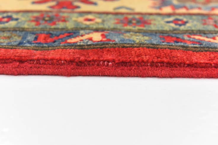 Detail image of 6' 6 x 9' 9 Hand Knotted Kazak Rug