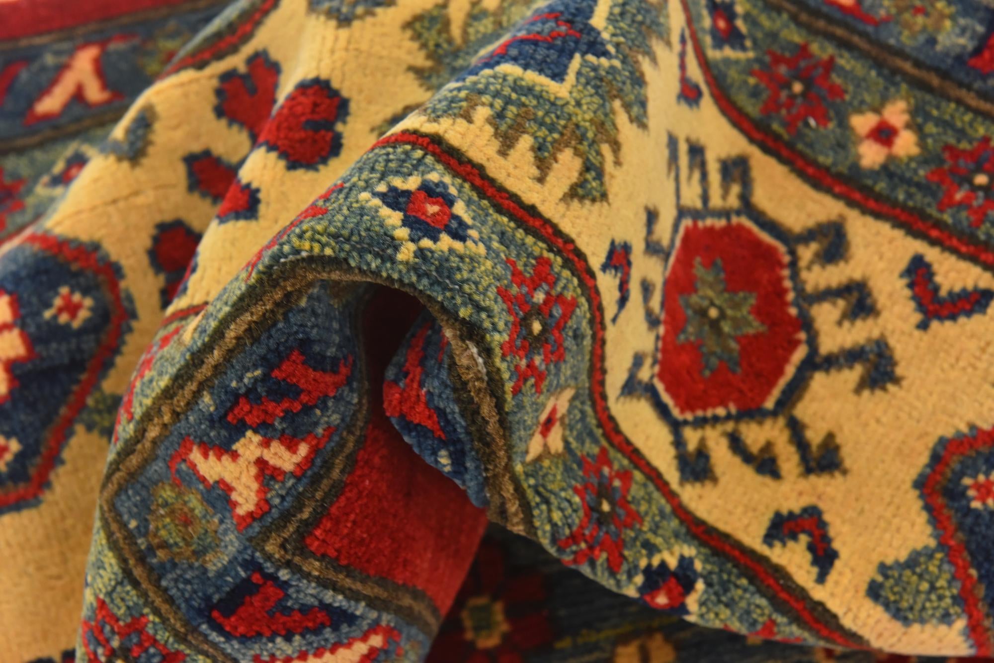 6' 6 x 9' 9 Hand Knotted Kazak Rug