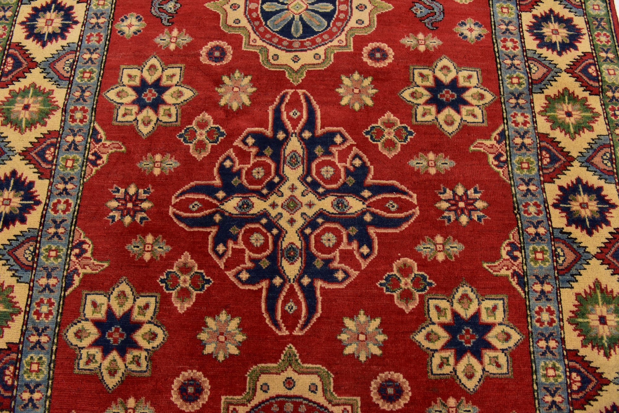 5' x 6' 8 Hand Knotted Kazak Oriental Rug