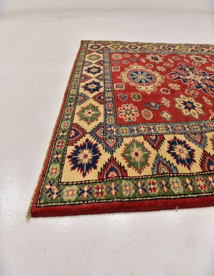 Detail image of 5' x 6' 8 Hand Knotted Kazak Oriental Rug