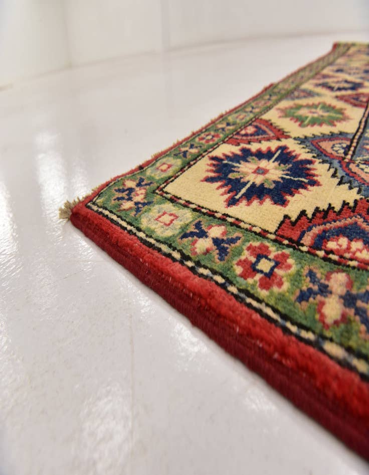 Detail image of 5' x 6' 8 Hand Knotted Kazak Oriental Rug