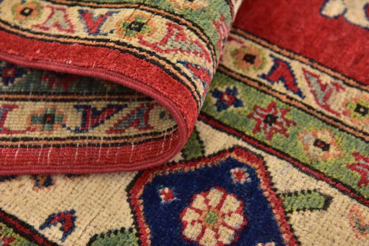 6' 6 x 10' 2 Hand Knotted Kazak Rug