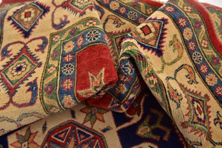 6' 5 x 10' 2 Hand Knotted Kazak Rug