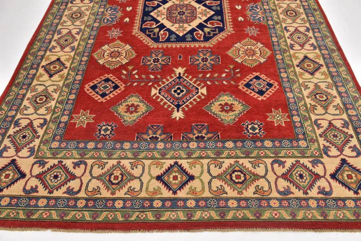 Detail image of 6' 5 x 10' 2 Hand Knotted Kazak Rug