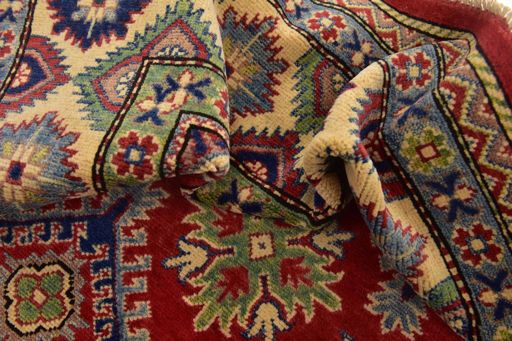 200cm x 290cm anudado a mano Kazak Alfombra