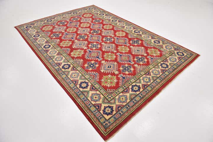 6' 6 x 9' 6 Hand Knotted Kazak Rug