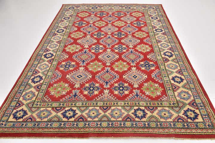 6' 6 x 9' 6 Hand Knotted Kazak Rug