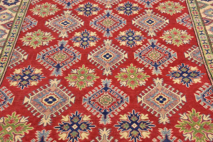 6' 6 x 9' 6 Hand Knotted Kazak Rug