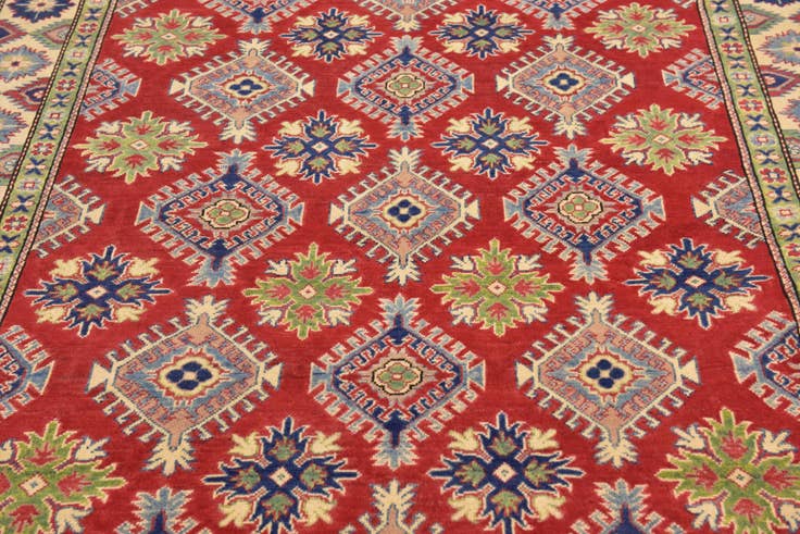 Detail image of 6' 6 x 9' 6 Hand Knotted Kazak Rug