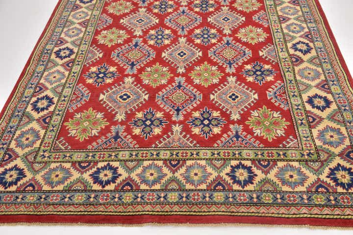 6' 6 x 9' 6 Hand Knotted Kazak Rug