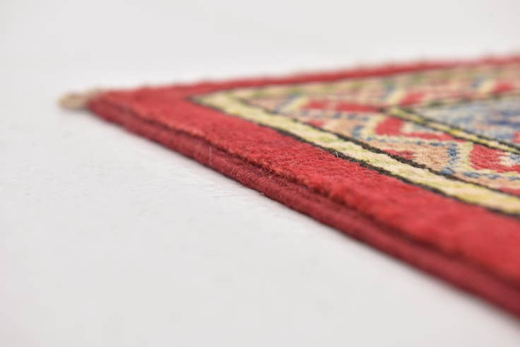 Detail image of 6' 6 x 9' 6 Hand Knotted Kazak Rug