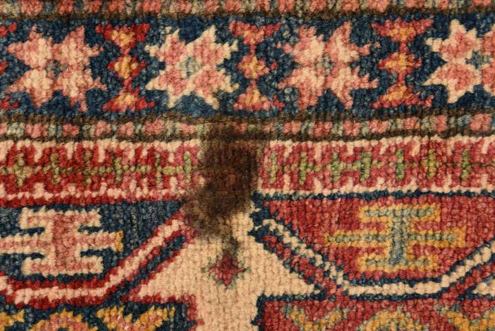 6' 3 x 9' 8 Hand Knotted Kazak Rug