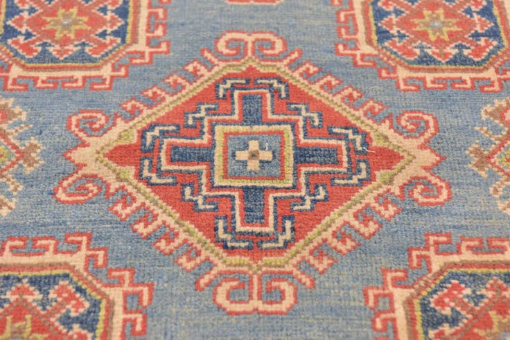 Detail image of 3' 3 x 4' 10 Hand Knotted Kazak Rug