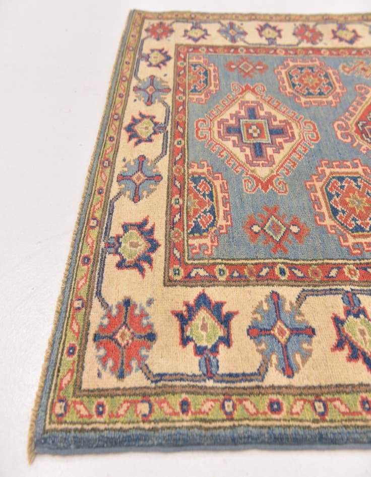 Detail image of 3' 3 x 4' 10 Hand Knotted Kazak Rug