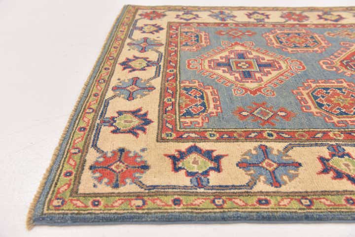 3' 3 x 4' 10 Hand Knotted Kazak Rug