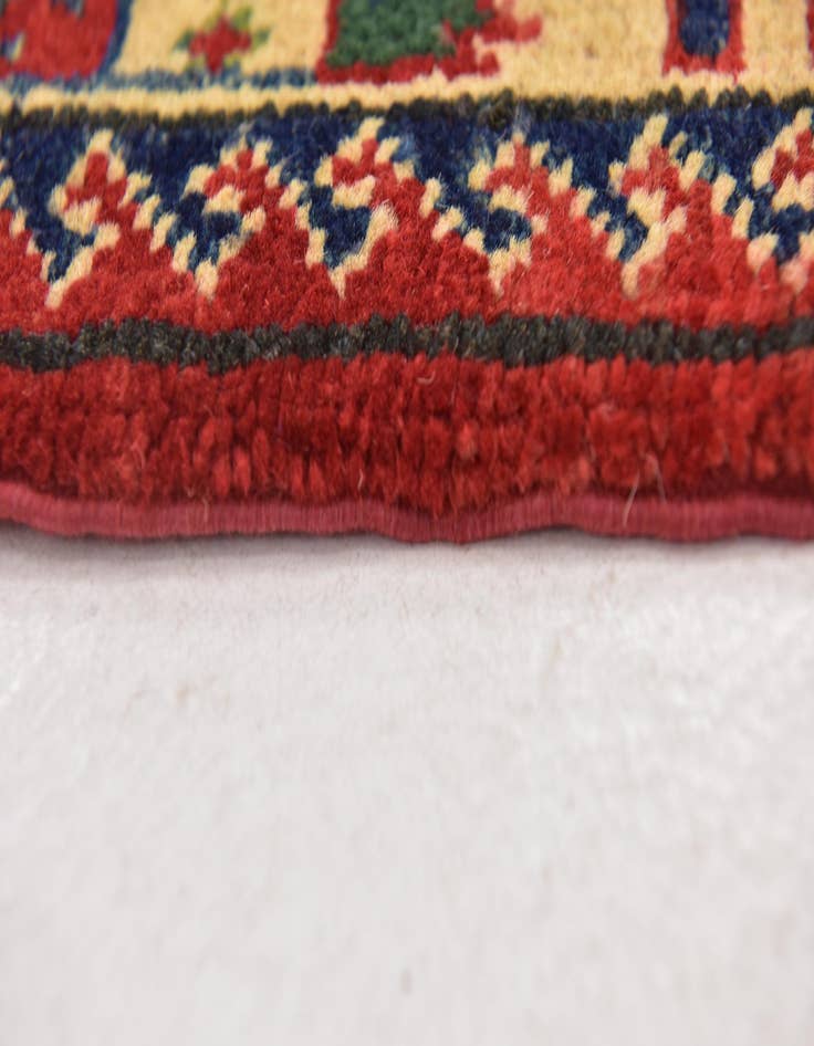 Detail image of 3' 2 x 5'  Hand Knotted Kazak Rug