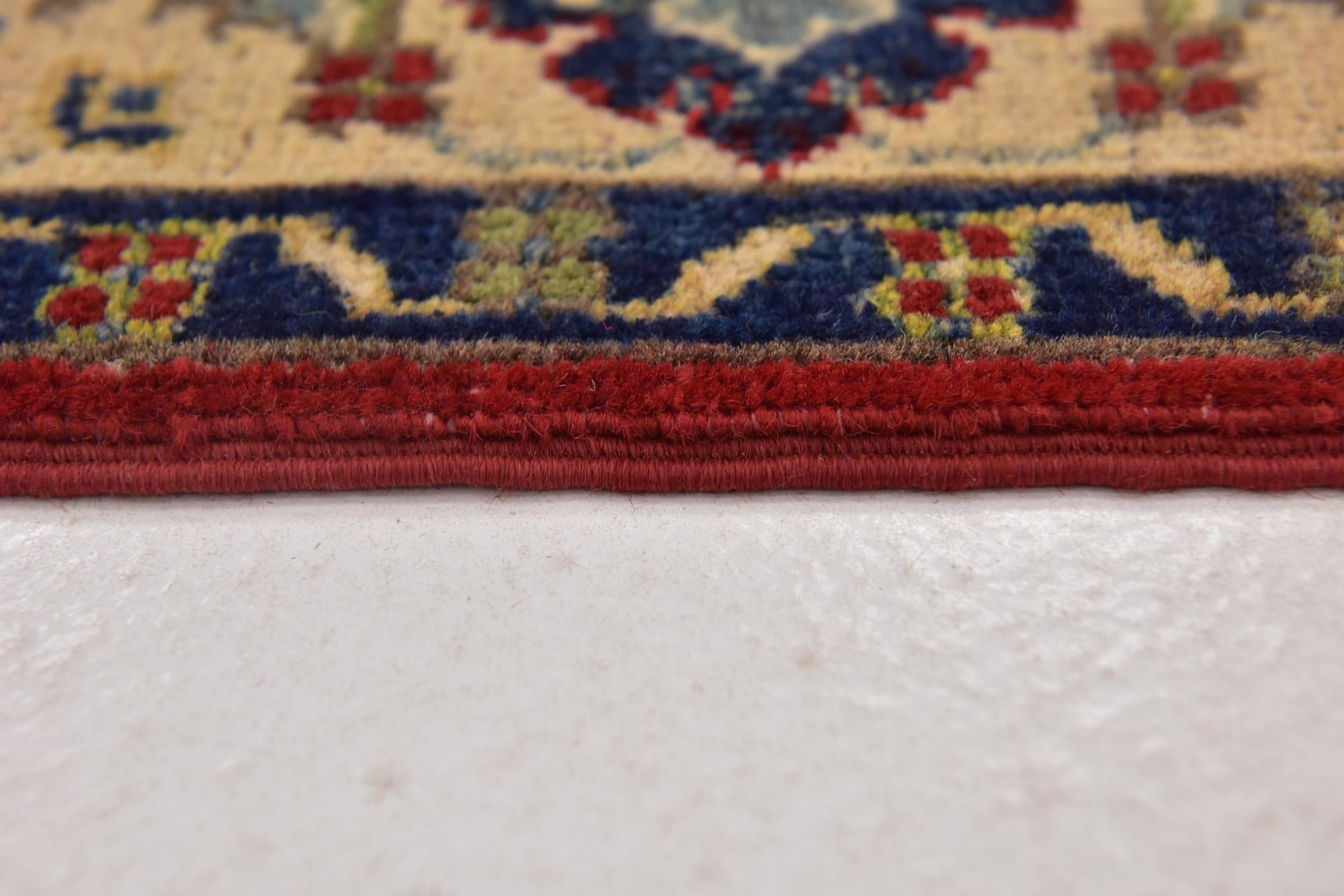 3' 3 x 5' Hand Knotted Kazak Rug