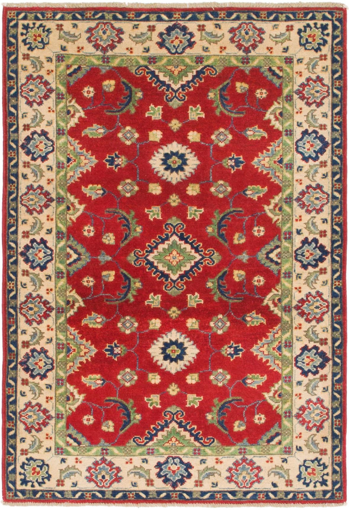 3' 3 x 5' Hand Knotted Kazak Rug