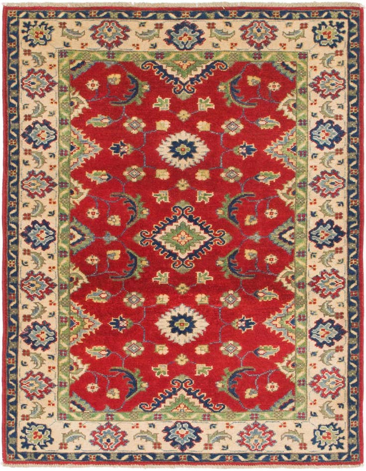 Detail image of 3' 3 x 5' Hand Knotted Kazak Rug