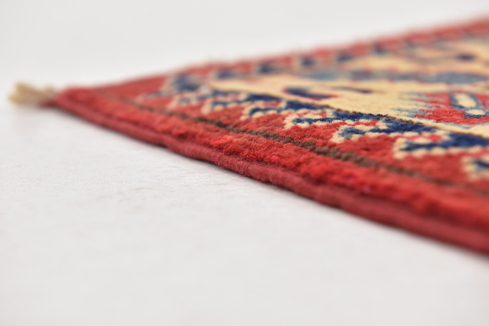 3' 2 x 5' 6 Hand Knotted Kazak Rug