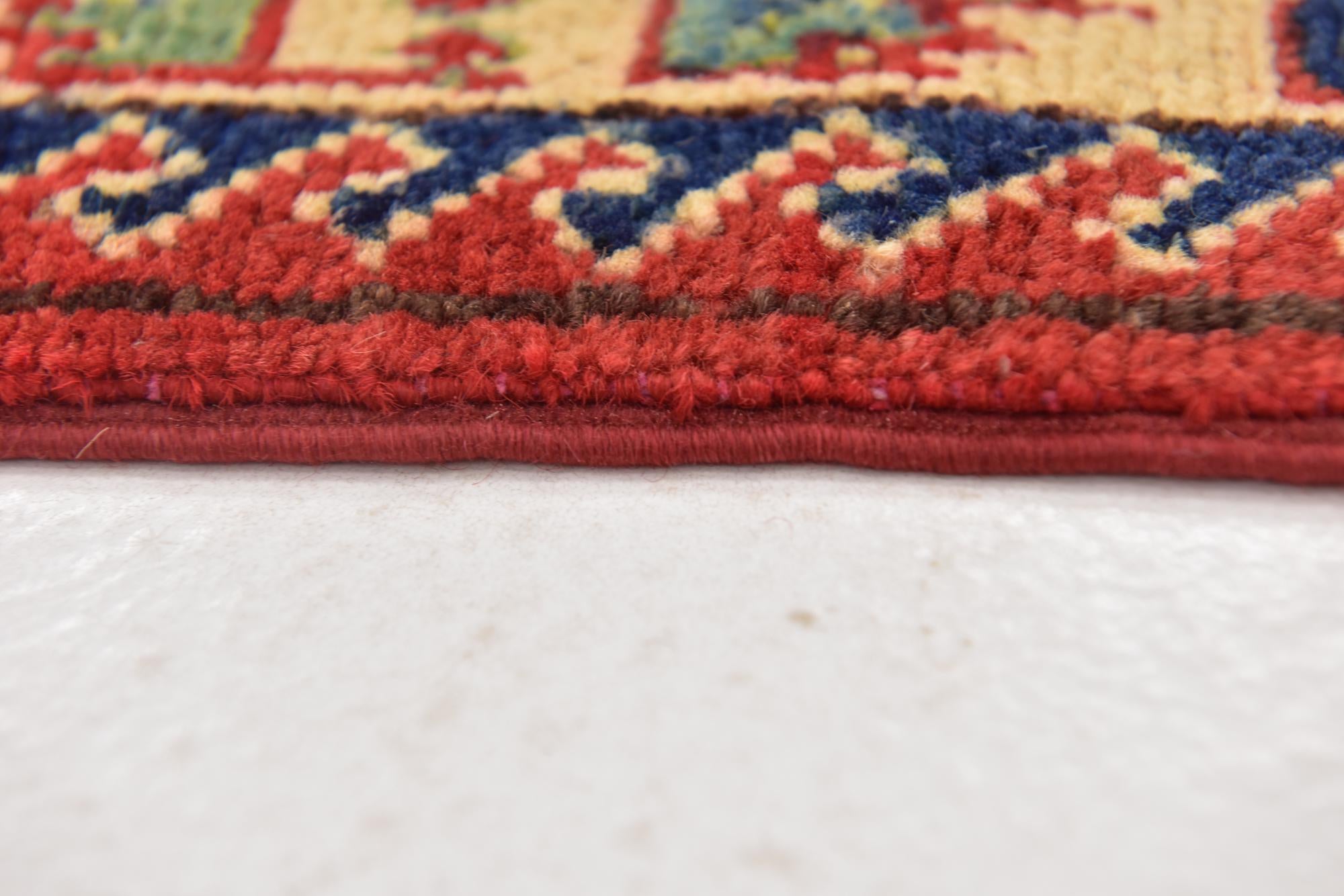 3' 2 x 5' 6 Hand Knotted Kazak Rug