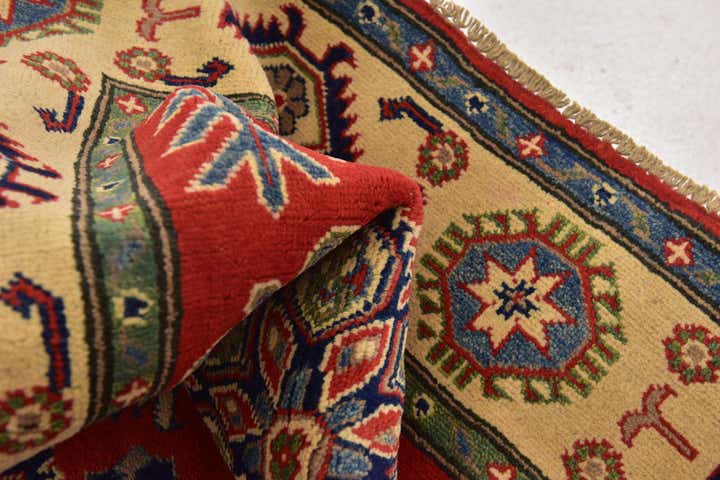 4' x 5' 9 Hand Knotted Kazak Rug