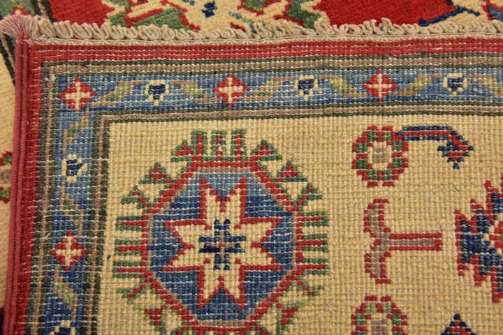 4' x 5' 9 Hand Knotted Kazak Rug