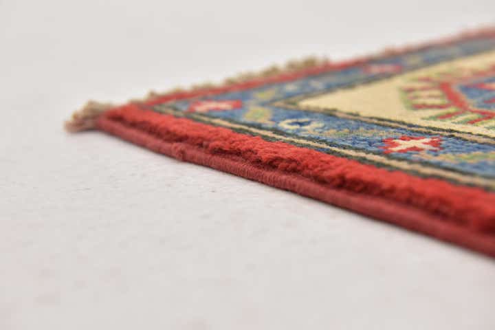 4' x 5' 9 Hand Knotted Kazak Rug