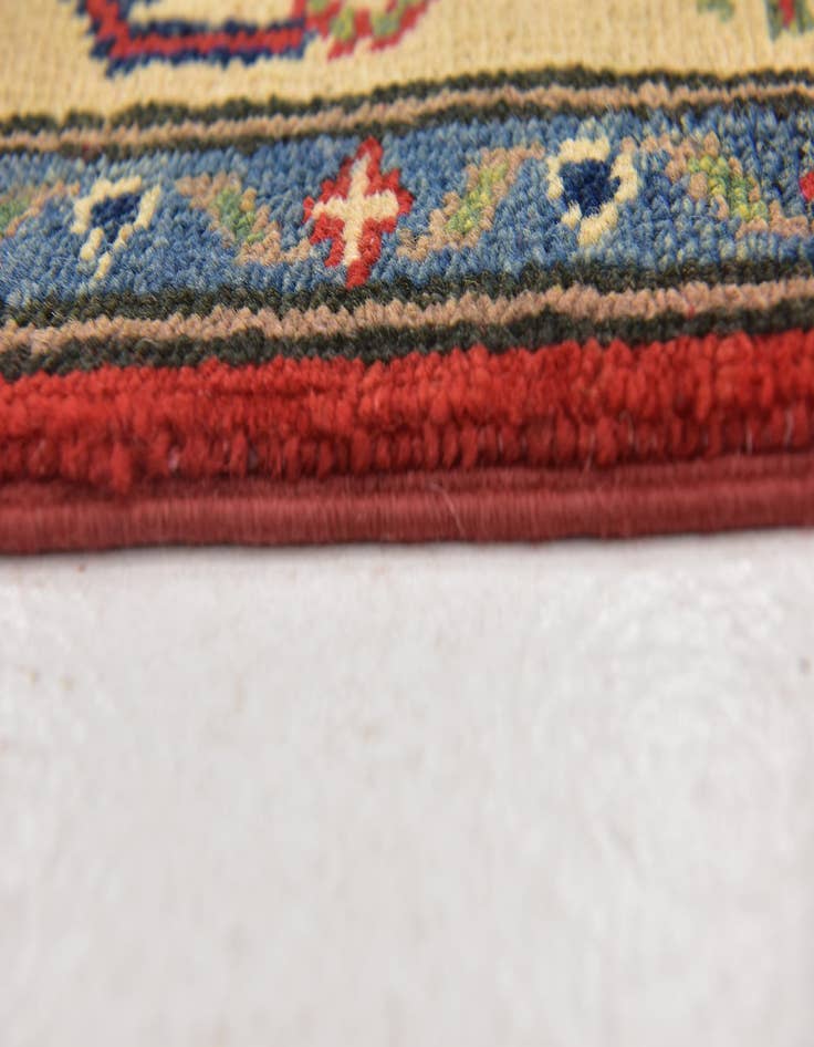 Detail image of 4' x 5' 9 Hand Knotted Kazak Rug