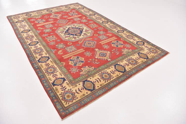 Detail image of 6' x 9' Hand Knotted Kazak Rug