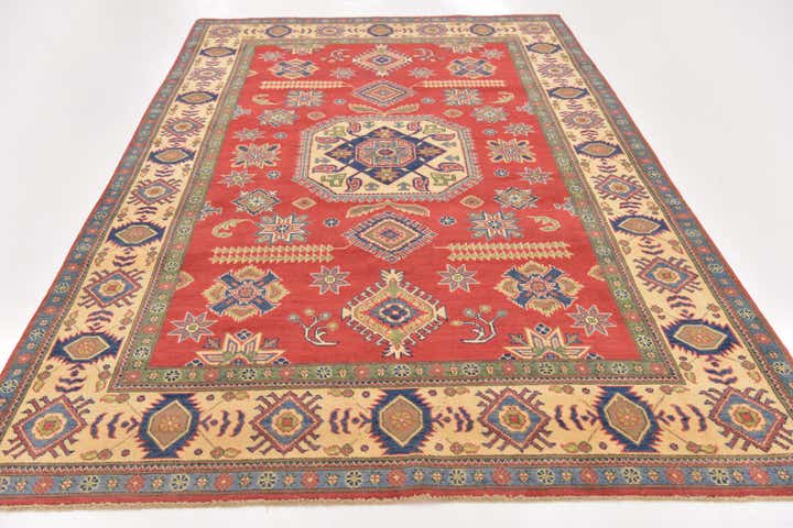6' x 9' Hand Knotted Kazak Rug